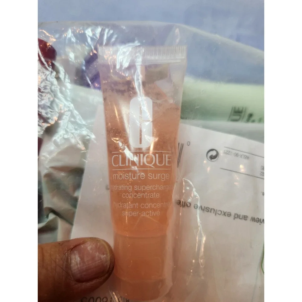 Clinique Skincare Set Moisture Surge Take‎ The Day Off Balm Plum Pop